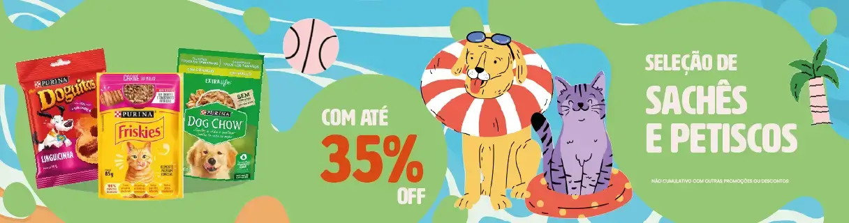 Seleção de Sachês e Petiscos