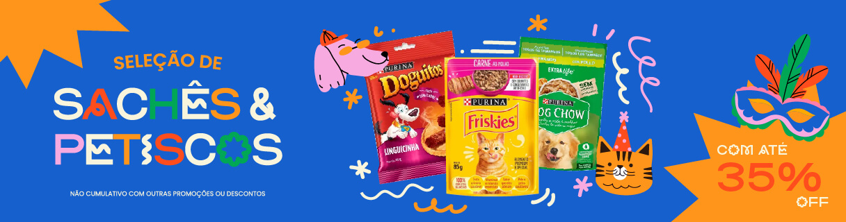 Seleção de Sachês e Petiscos