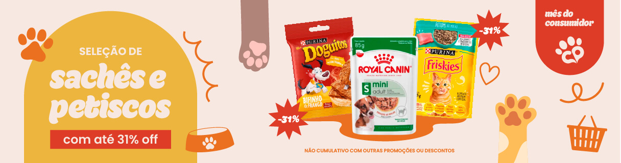 Seleção de Sachês e Petiscos