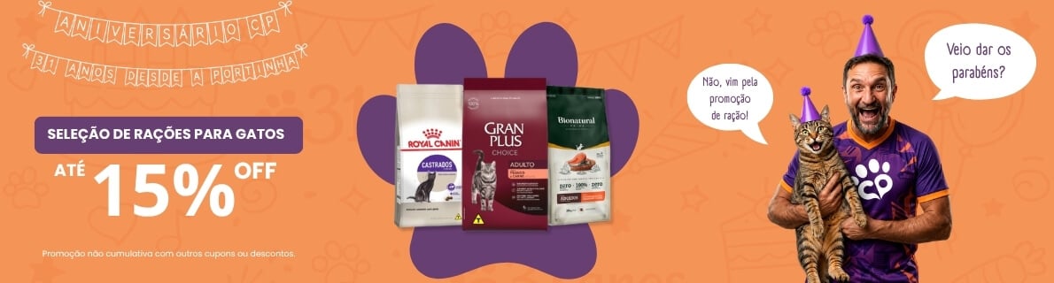 Aniversário Casa do Produtor - Rações para Gatos