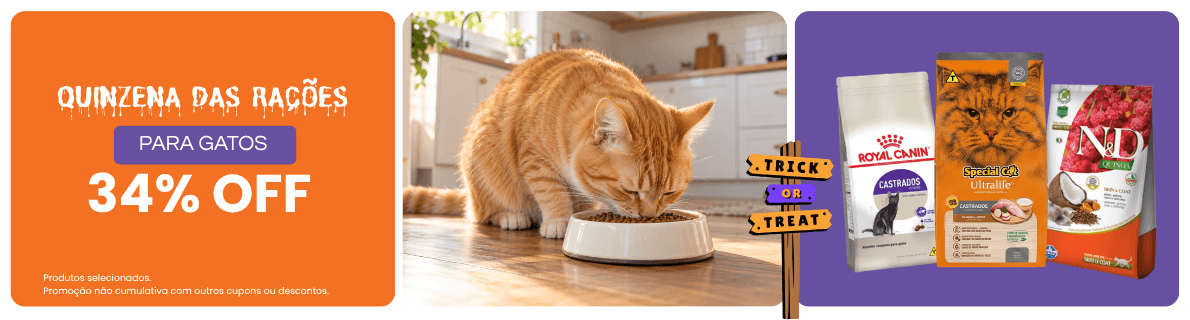 ração gatos 15%