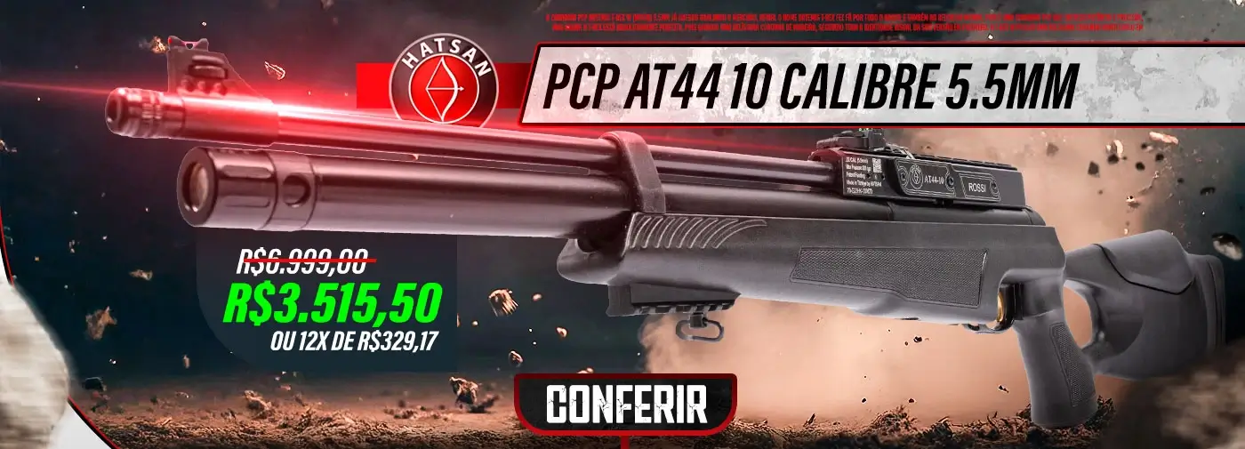 Carabina de Pressão PCP Hatsan AT44 10 - 5.5mm
