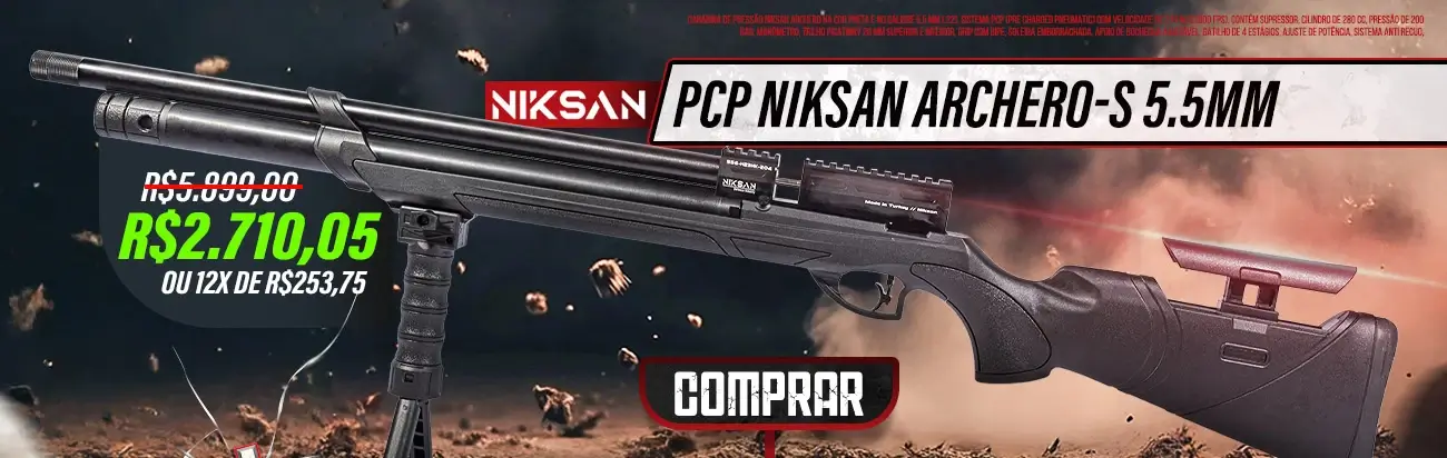 Carabina PCP Niksan Archero S 5.5mm