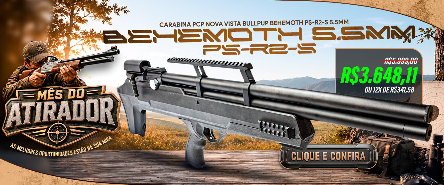 Carabina PCP Nova Vista Bullpup Behemoth PS-R2-S 5.5mm