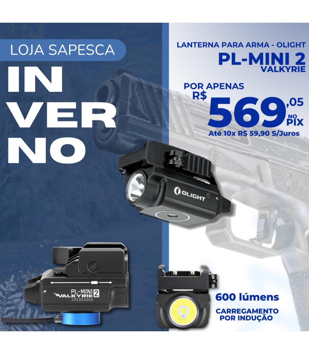LANTERNA PARA ARMA - OLIGHT - 600 LÚMENS - PLMINI-2 VALKYRIE